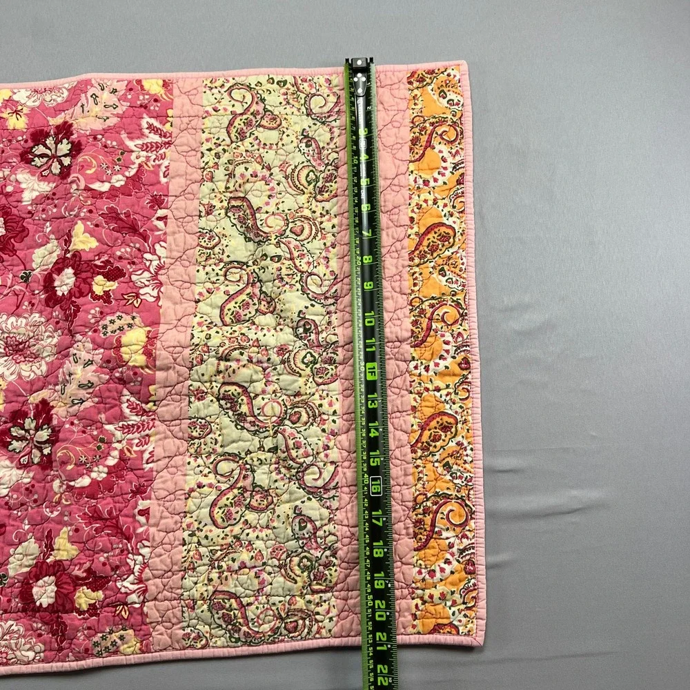 Target Home Standard Quilted Pillow Shams Multicolor Floral Paisley Patchwork